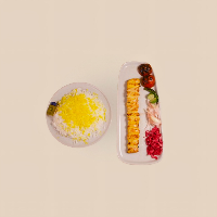 چلو جوجه زعفرانی